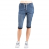 Shorty wspinaczkowe damskie 3/4 Chillaz SUMMER SPLASH BLACK DENIM